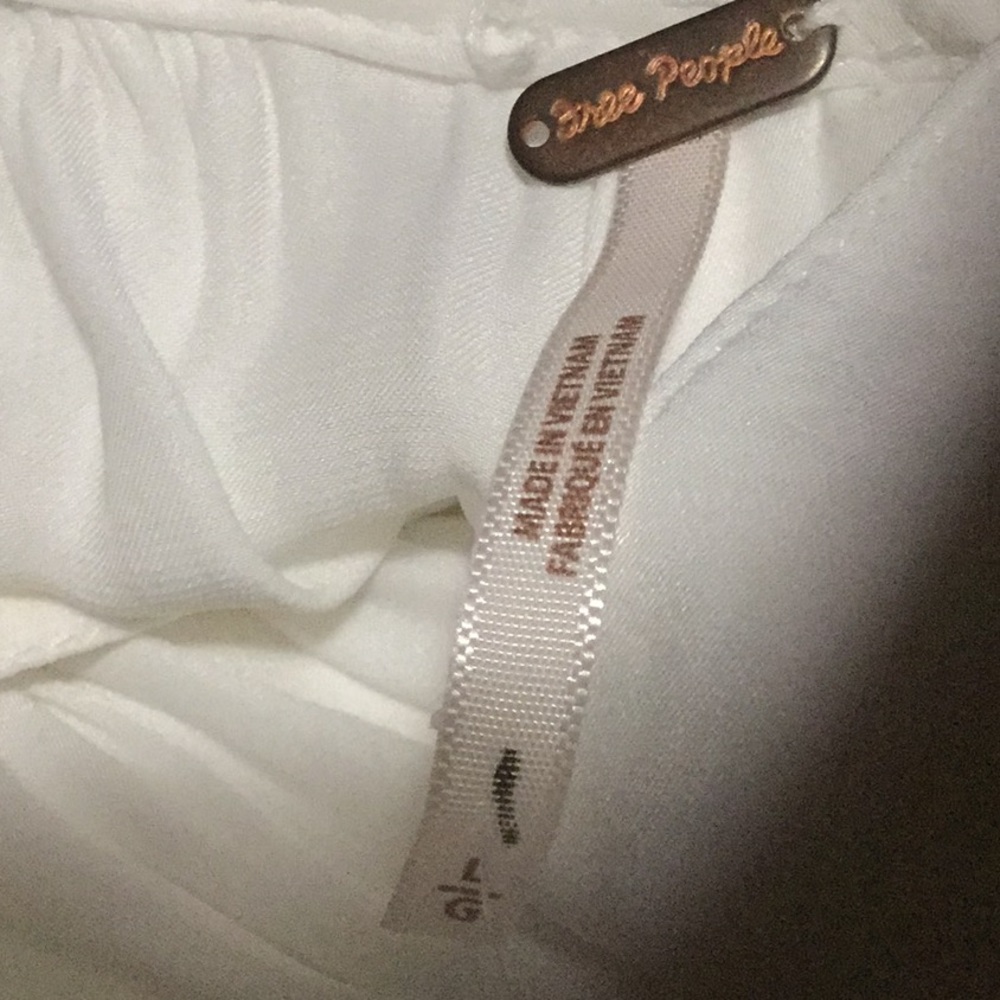 Free People size Large Selene tank ruched back tie - Picture 6 of 9